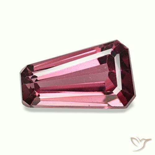 Granada rodolita roxo natural 1,58ct, forma extravagante, VVS-VS