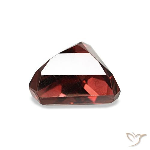 Granada rodolita vermelho natural 1,22ct, forma extravagante, VS