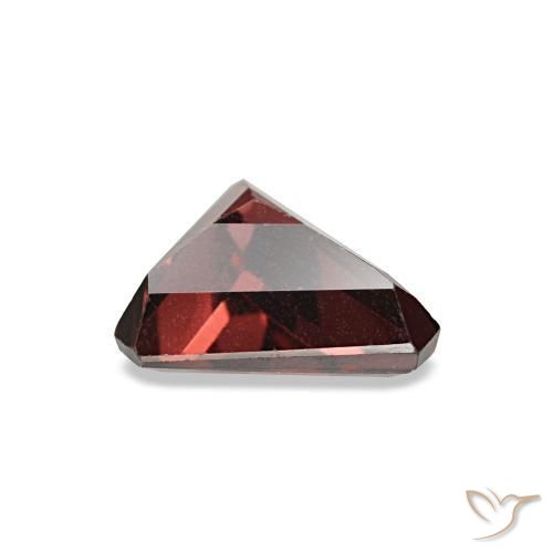 Granada rodolita vermelho natural 0,84ct, forma extravagante, VVS-VS