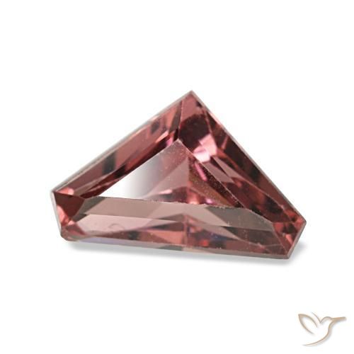 Granada rodolita vermelho natural 0,84ct, forma extravagante, VVS-VS