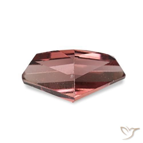 Granada rodolita vermelho natural 0,84ct, forma extravagante, VVS-VS