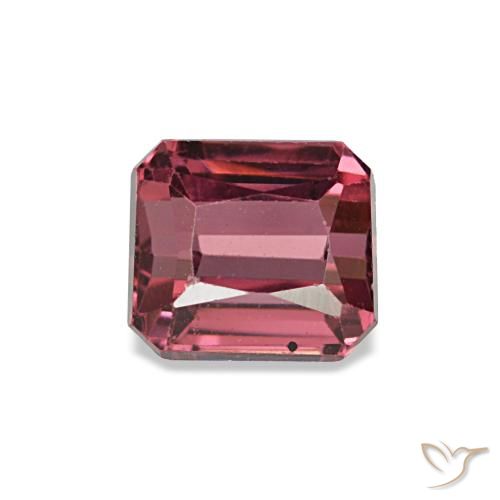 0.98ct vermelho granada rodolita, corte esmeralda, VS
