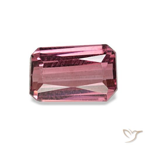 1.22ct vermelho granada rodolita, corte esmeralda, VS