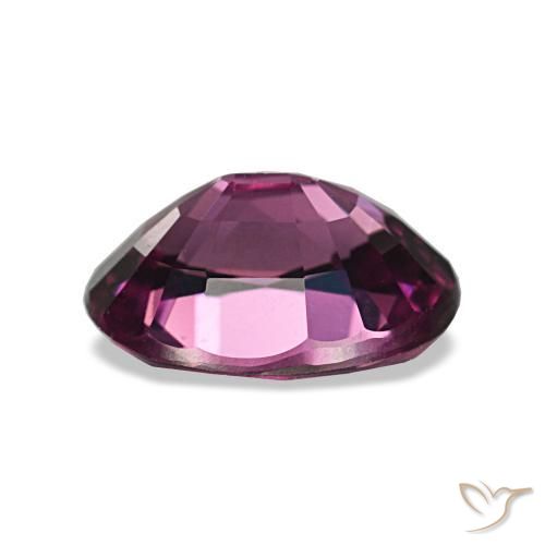 Granada rodolita roxo natural 2,15ct, corte oval, VVS