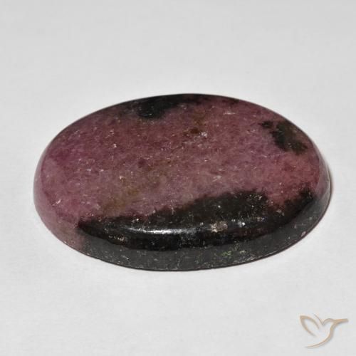 Rodonita Multicolorido Natural 93.57ct, oval, Opaco