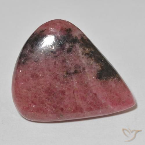 Rodonita Multicolorido Natural 39.56ct, Formato de pêra, Opaco
