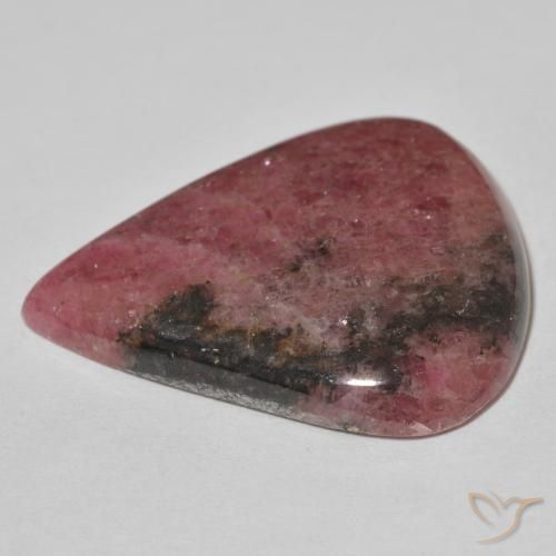 Rodonita Multicolorido Natural 39.56ct, Formato de pêra, Opaco