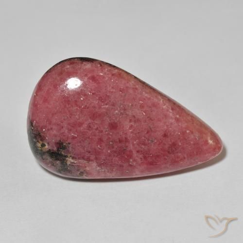 Rodonita Multicolorido Natural 56.72ct, Formato de pêra, Opaco