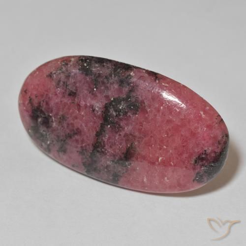 Rodonita Multicolorido Natural 59.30ct, oval, Opaco
