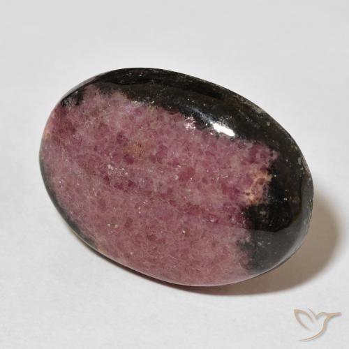 Rodonita Multicolorido Natural 27.88ct, oval, Opaco