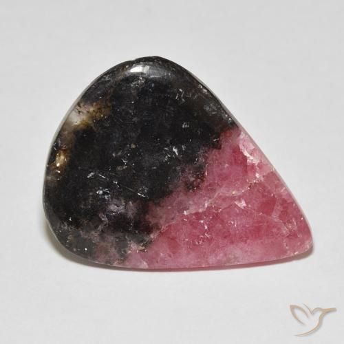 Rodonita Multicolorido Natural 25.15ct, Formato de pêra, Opaco