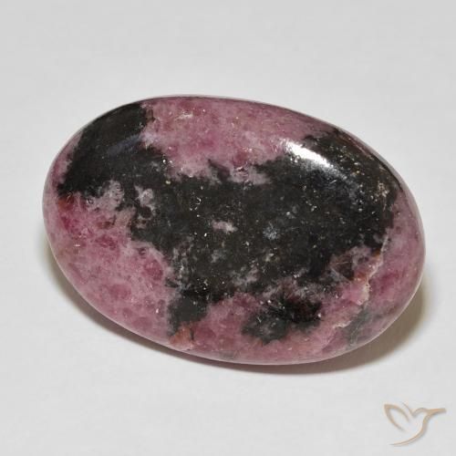 Rodonita Multicolorido Natural 54.00ct, oval, Opaco