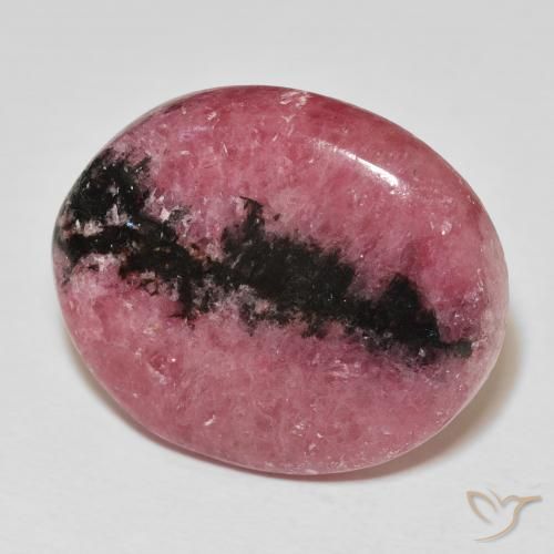 Rodonita Multicolorido Natural 39.97ct, oval, Opaco