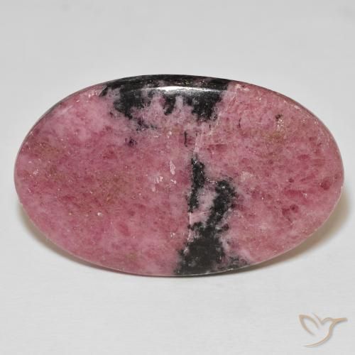 60.37ct Natural Multicolorido Rodonita, oval, Opaco