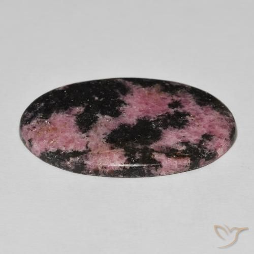 Rodonita Multicolorido Natural 37.46ct, oval, Opaco
