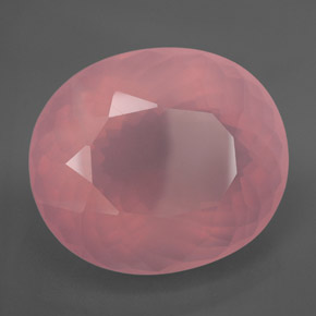 Quartzo rosa rosa natural 150,95ct, transparente, transparente/translúcido