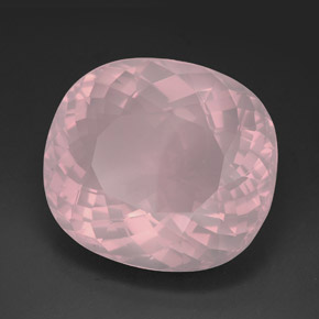 Quartzo rosa rosa natural 139,70ct, transparente, transparente/translúcido