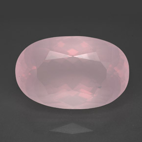 Quartzo rosa rosa natural 138,35ct, transparente, transparente/translúcido