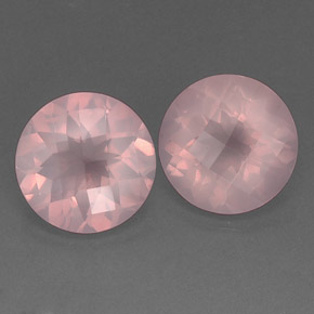 Pedras preciosas de quartzo rosa rosa natural de  ct, transparente, transparente/translúcido