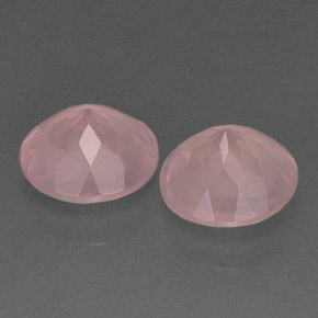 Pedras preciosas de quartzo rosa rosa natural de  ct, transparente, transparente/translúcido