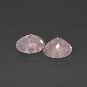 Pedras preciosas de quartzo rosa rosa natural de  ct, transparente, transparente/translúcido