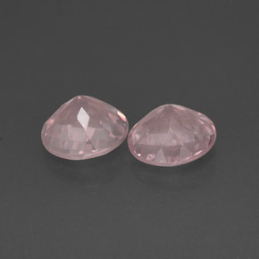Pedras preciosas de quartzo rosa rosa natural de  ct, transparente, transparente/translúcido