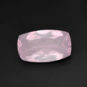 Quartzo rosa rosa natural 11,28ct, transparente, transparente/translúcido