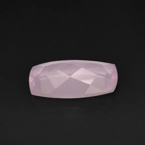 Quartzo rosa rosa natural 11,28ct, transparente, transparente/translúcido