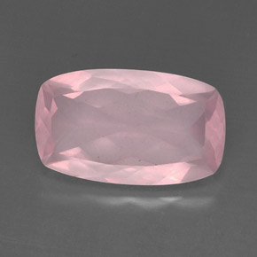Quartzo rosa rosa natural 11,86ct, transparente, transparente/translúcido