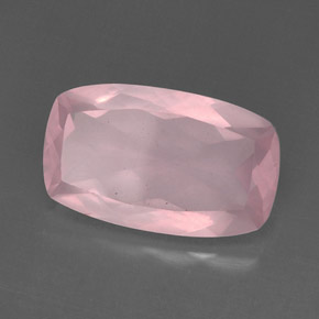 Quartzo rosa rosa natural 11,86ct, transparente, transparente/translúcido