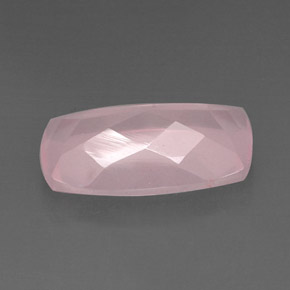 Quartzo rosa rosa natural 11,86ct, transparente, transparente/translúcido