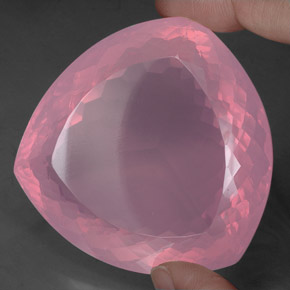 Quartzo rosa rosa natural 528,00ct, transparente, transparente/translúcido