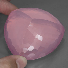 Quartzo rosa rosa natural 528,00ct, transparente, transparente/translúcido