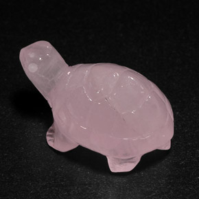 Quartzo rosa rosa natural 15,19ct, transparente, transparente/translúcido