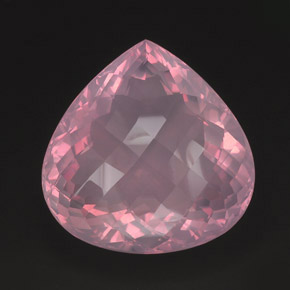 Quartzo rosa rosa natural 421,95ct, transparente, transparente/translúcido