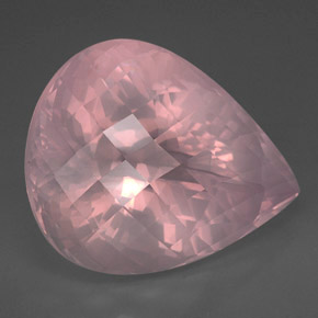 Quartzo rosa rosa natural 127,75ct, transparente, transparente/translúcido