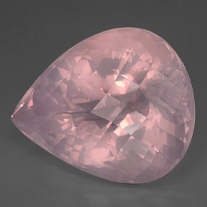 Quartzo rosa rosa natural 127,75ct, transparente, transparente/translúcido