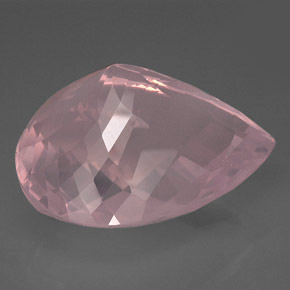 Quartzo rosa rosa natural 127,75ct, transparente, transparente/translúcido