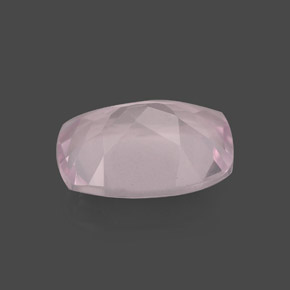 Quartzo rosa rosa natural 1,70ct, transparente, transparente/translúcido