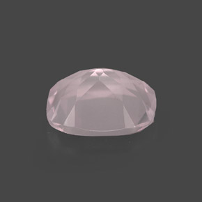 Quartzo rosa rosa natural 1,87ct, transparente, transparente/translúcido