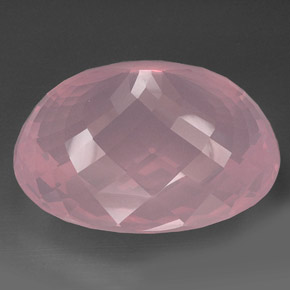 Quartzo rosa rosa natural 223,50ct, transparente, transparente/translúcido