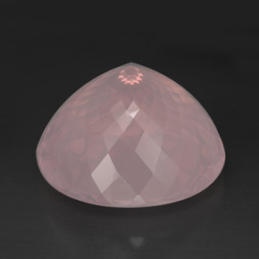 Quartzo rosa rosa natural 170,60ct, transparente, transparente/translúcido