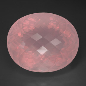 Quartzo rosa rosa natural 173,95ct, transparente, transparente/translúcido