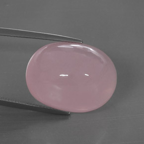 Quartzo rosa rosa natural 39,28ct, transparente, transparente/translúcido