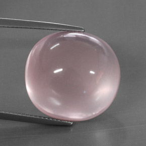 Quartzo rosa rosa natural 35,23ct, transparente, transparente/translúcido