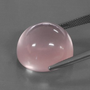 Quartzo rosa rosa natural 35,23ct, transparente, transparente/translúcido