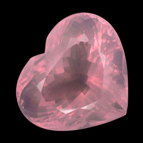Quartzo rosa rosa natural 213,25ct, transparente, transparente/translúcido