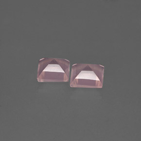 Pedras preciosas de quartzo rosa rosa natural de  ct, transparente, transparente/translúcido
