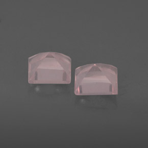 Pedras preciosas de quartzo rosa rosa natural de  ct, transparente, transparente/translúcido