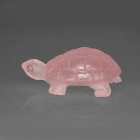 Quartzo rosa rosa natural 59,56ct, transparente, transparente/translúcido